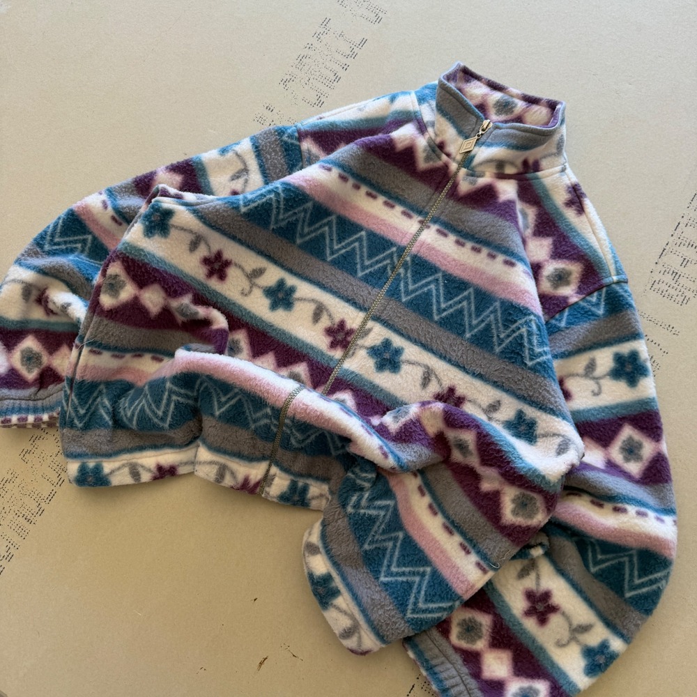 Vintage Aztec Alfred Dunner Fleece Jacket
